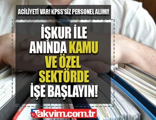 Tez KPSS sınavsız, sıfır tecrübeyle 18-44 yaş arası online başvuru alınacak! 9.150 TL maaşla devlet dairelerine, özel sektöre...