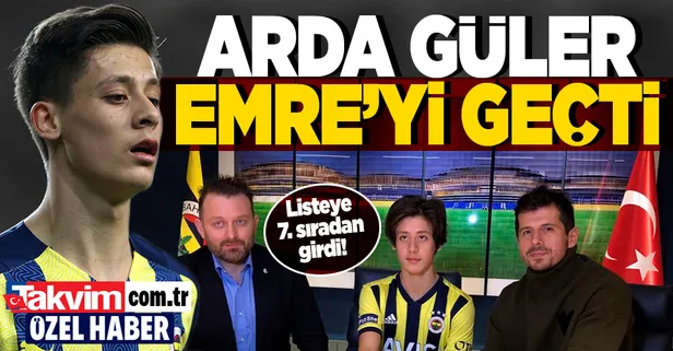 Arda Güler tarihe geçti! Listeye 7. sıradan girdi | Emre Belözoğlu'nu solladı