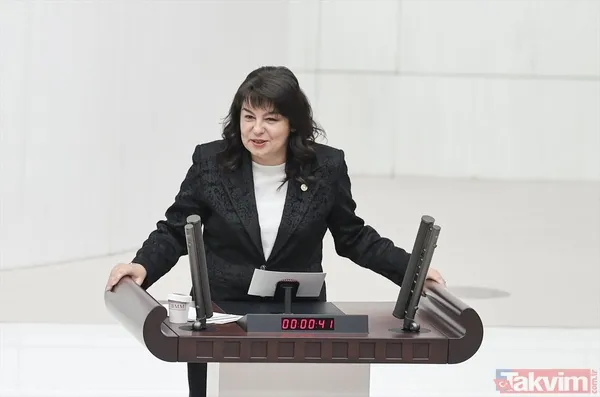 TBMM'de kadın vekillerin şıklık yarışı! HDP'li isimden sinsi mesaj: Meral Danış Beştaş yılan kolyesi taktı - 5
