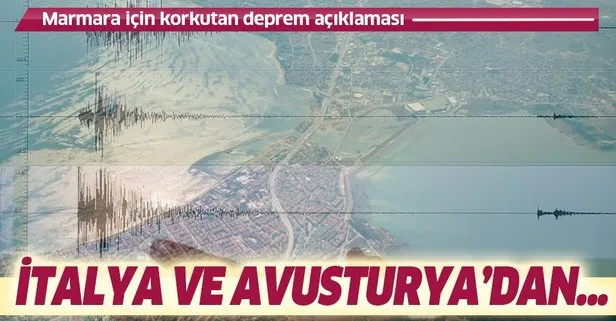 Son dakika: Marmara için korkutan deprem açıklaması!