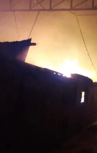 Mersin'de defne fabrikasında yangın!