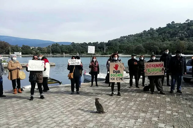 Antik kente liman yapılması planına karşı çıkan Kıyıkışlacık halkı, Başkan Erdoğan'dan yardım istedi