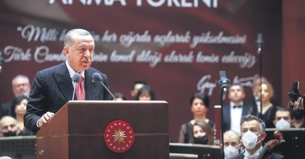 Başkan Recep Tayyip Erdoğan, Atatürk Türk Tarih Kurumu’nda düzenlenen törende önemli mesajlar verdi