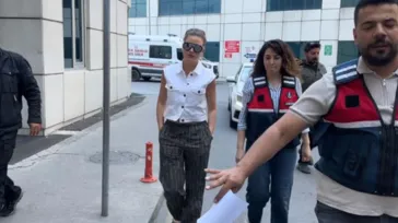 Serenay Sarıkaya hastaneye getirildi