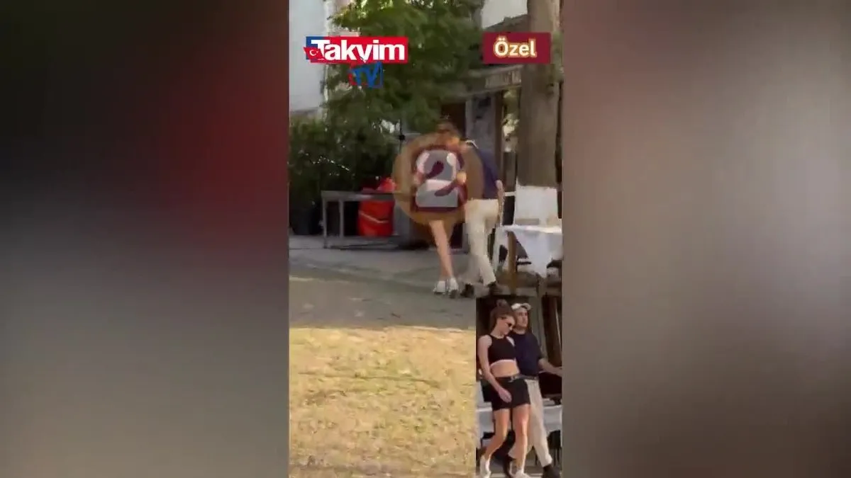 Serenay Sarıkaya ile Mert Demir dudak dudağa yakalandı! Sosyal medya ikna olmadı: “Haberim yokmuş gibi öp kanki”