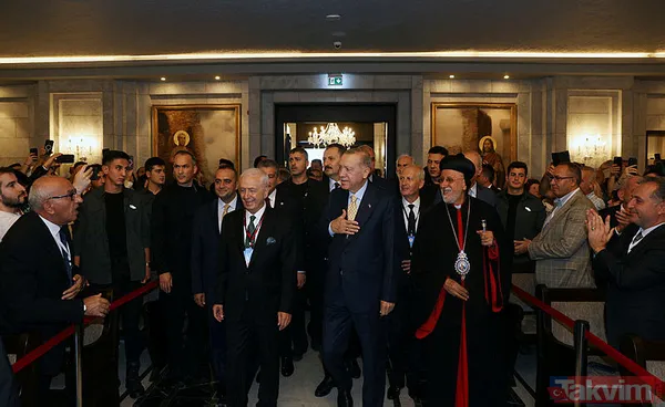 Başkan Erdoğan'dan Kanuni Sultan Süleyman vurgusu! Mor Efrem Süryani Kadim Ortadoks Kilisesi'ni Kanuni'nin sözü ile açtı - 23