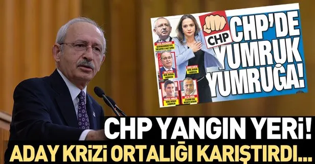 CHP’de yumruk yumruğa!