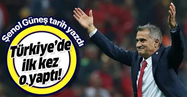 Şenol Güneş A Milli Takım'ın başında tarih yazdı