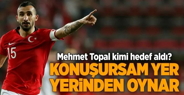 Mehmet Topal: Konuşursam yer yerinden oynar