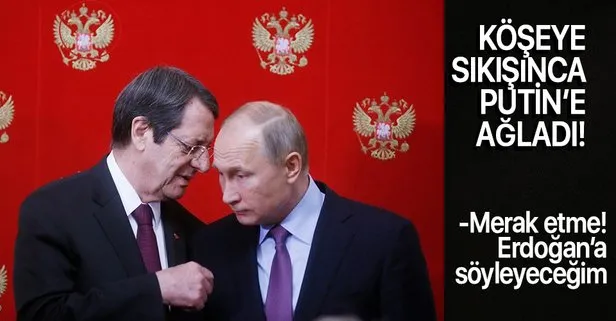 Kıbrıs Rum yönetiminin Cumhurbaşkanı Anastasiadis, Türkiye’ye karşı Putin’den yardım istedi!
