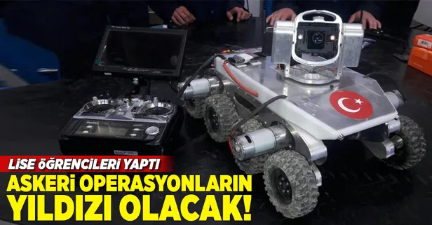 Lise öğrencileri insansız kara aracı yaptı