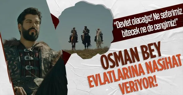 Kuruluş Osman’da dikkat çeken sahne: Osman Bey, oğulları Orhan ile Alaaddin’e İnegöl ve Bursa’yı nasıl fethedeceklerini anlattı!