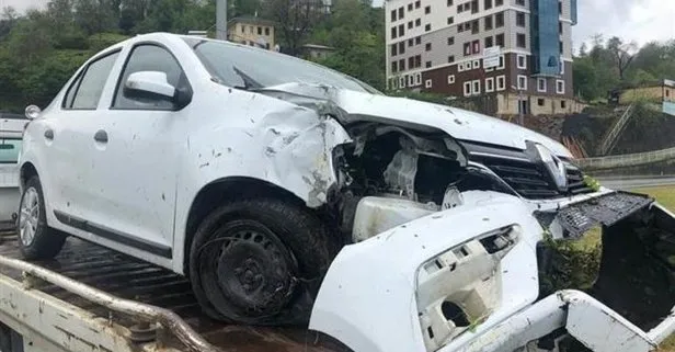 Son dakika... MHP MYK üyeleri Rize’de kaza yaptı: 3 yaralı