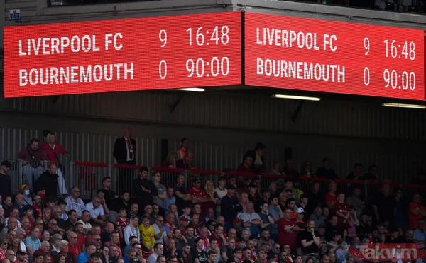 Yok böyle maç! Liverpool, Bournemouth'a gol oldu yağdı: 9-0 - 3