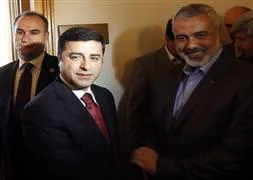 Haniye, BDP lideri Demirtaş ile görüştü