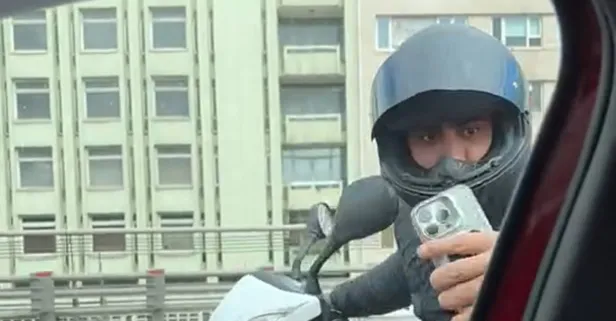 Şişli'deki trafik tartışmasında kadın avukatın camını yumruklayan motosikletli konuştu: Beni ezmeye hakkı yok!