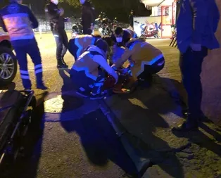 Tartıştığı adamın başında cam şişe kırdı