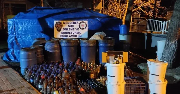 İzmir’de 2 bin 250 litre kaçak şarap ele geçirildi