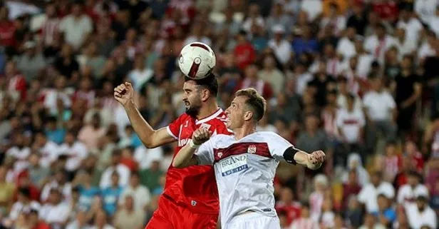 Sivas'ta kazanan çıkmadı! Sivasspor ile Samsunspor 1-1 berabere kaldı