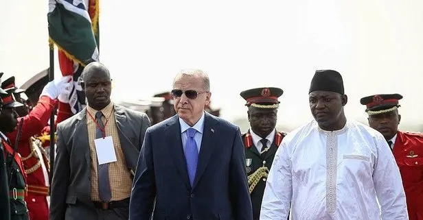 Son dakika: Başkan Erdoğan Gambiya’dan ayrıldı