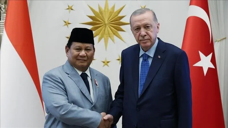 Başkan Recep Tayyip Erdoğan ve Endonezya Devlet Başkanı Prabowo Subianto (AA)