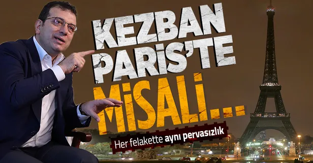 Sel felaketinde tatile giden Ekrem İmamoğlu'na sert tepki: Kezban Paris'te misali...