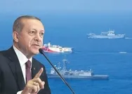 Doğu Akdenizde kirli ittifakın korkusu Başkan Erdoğan