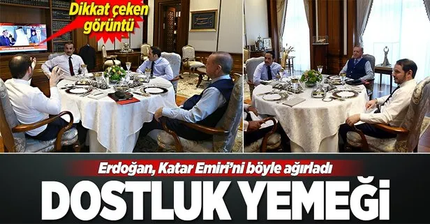 Erdoğan, Katar Emiri ile görüştü