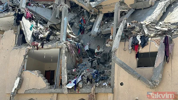 Han Yunus'tan geri acı kaldı! Soykırımcı İsrail Gazze'deki yıkımı böyle görüntülendi - 8