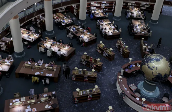 İşte Z kuşağı! Cumhurbaşkanlığı Millet Kütüphanesi sahurda doldu taştı - 29