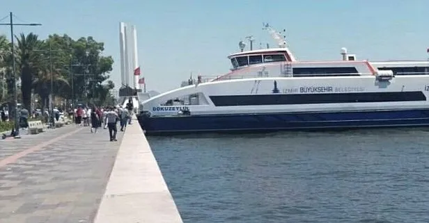 İzmir’de gemi kazası: Arızalanan yolcu gemisi duvara çarptı