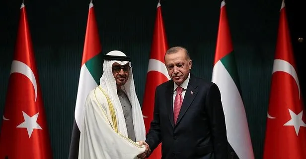 Son dakika: Başkan Erdoğan, BAE Veliaht Prensi El Nahyan ile görüştü
