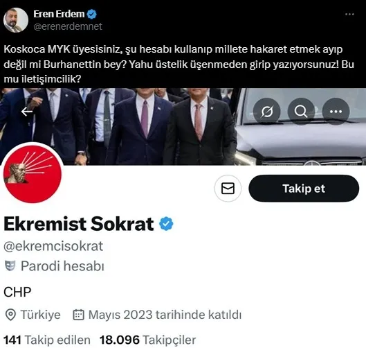 chpde-eskiler-yenilere-savas-acti-eren-erdem-burhanettin-bulutun-trol-hesabini-ifsa-etti-sosyal-medyada-birbir-1748797151101.jpeg CHP'de "eskiler" "yenilere" savaş açtı! Eren Erdem Burhanettin Bulut'un trol hesabını deşifre etti sosyal medyada birbirlerine girdiler | "Kola iç yangının sönsün"-4