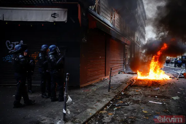 Terör örgütü PKK yanlıları Paris'i savaş alanına çevirdi! Türkiye'deki siyasi ayak HDP iftiraya başladı - 43