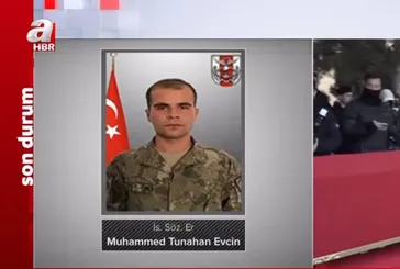 Şehit Sözleşmeli Er Muhammed Tunahan Evcin’e veda
