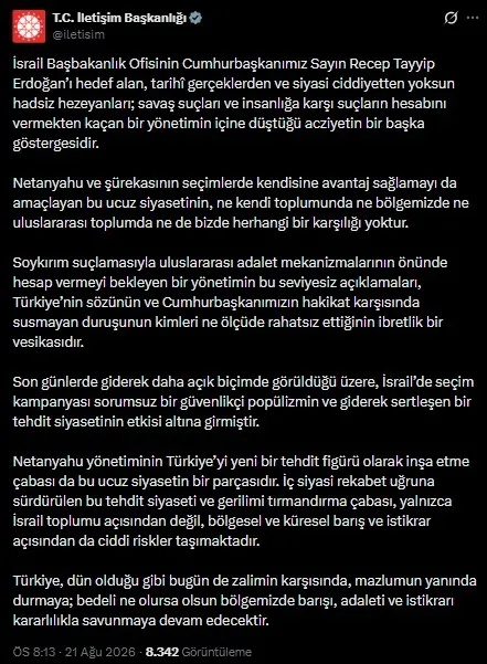 Başkan Erdoğan'ı hedef alan İsrail'e Türkiye'den peş peşe tepki: "Soykırım Netanyahu'nun kimlik kartı olmuştur"-4
