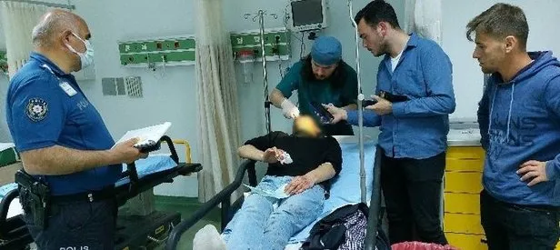 Neden baktın? kavgası! 2 kişi hastanelik oldu
