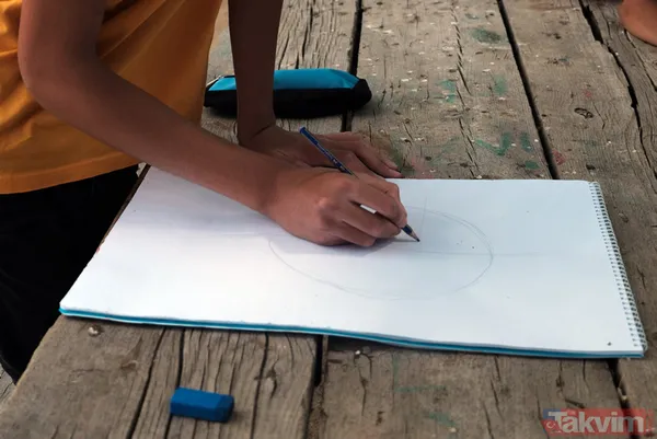 'Bingöllü Picasso' olarak bilinen 14 yaşındaki Ali'nin isteği hayallerine kavuşmak - 8