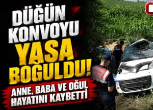 Aksaray’da düğün dönüşü kaza: 3 ölü 1 yaralı