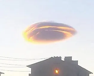 Havada bulut UFO’yu unut!