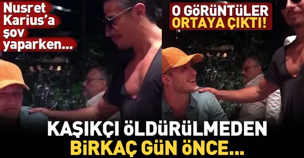 Cemal Kaşıkçı'nın Nusret'te görüntüleri çıktı