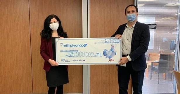 MPİ yılbaşı çekilişinde 25 milyon TL ikramiye kazanan Manisa Akhisarlı talihli çekini aldı