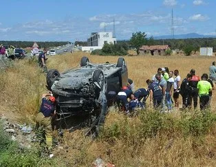 Balıkesir’de trafik kazası! 5 kişi yaralandı