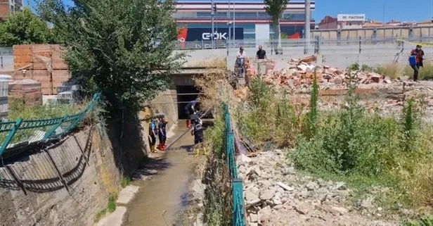 Su kanalında ceset bulundu
