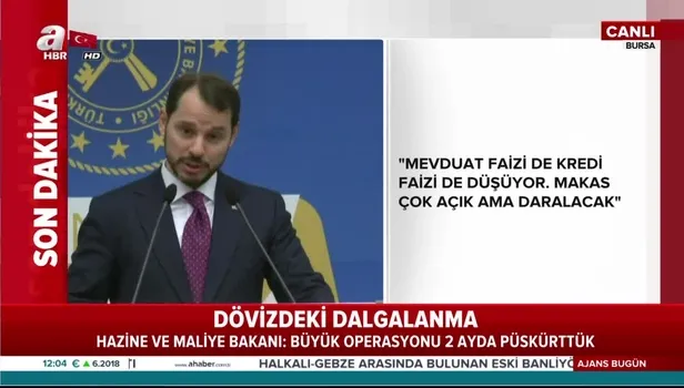Bakan Albayrak: "Faizler düşecek"