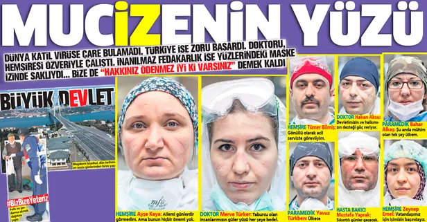 Maskenin ardındaki fedakarlık: Hakkınız ödenmez İyi ki varsınız