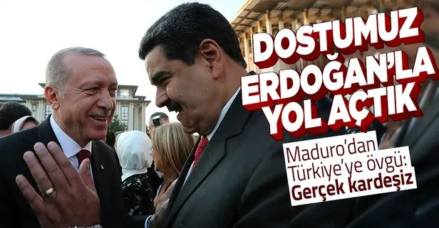 Maduro: Türkiye Venezuela’yı her koşulda destekledi