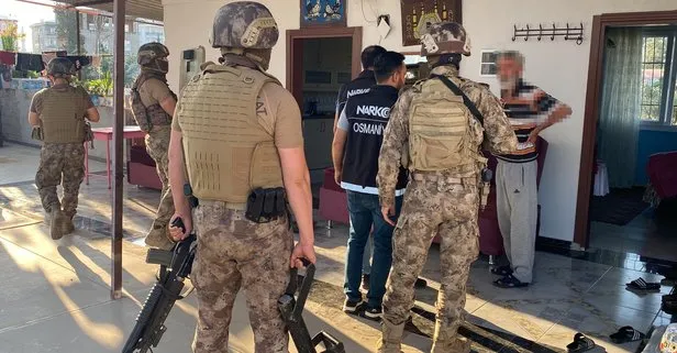 Adana ve Osmaniye'de uyuşturucu tacirlerine operasyon