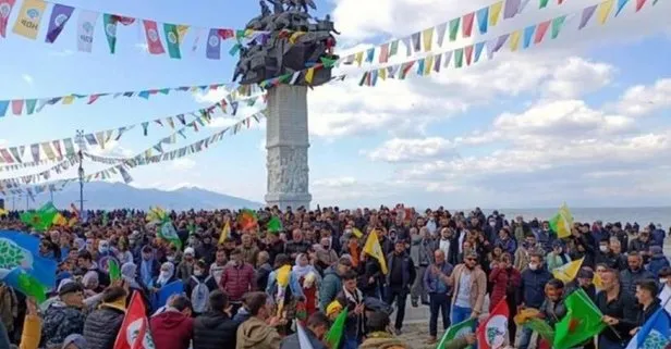 İzmir’de CHP’nin yol arkadaşı DEM Parti’nin düzenlediği Nevruz mitingine ilişkin 6 şüpheli tutuklandı