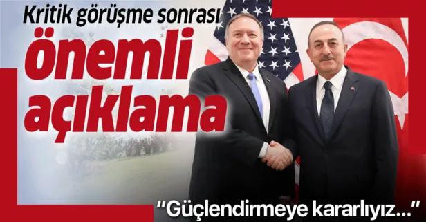 ABD Dışişleri Bakanı Pompeo: Çavuşoğlu ile yapıcı bir görüşme yaptık